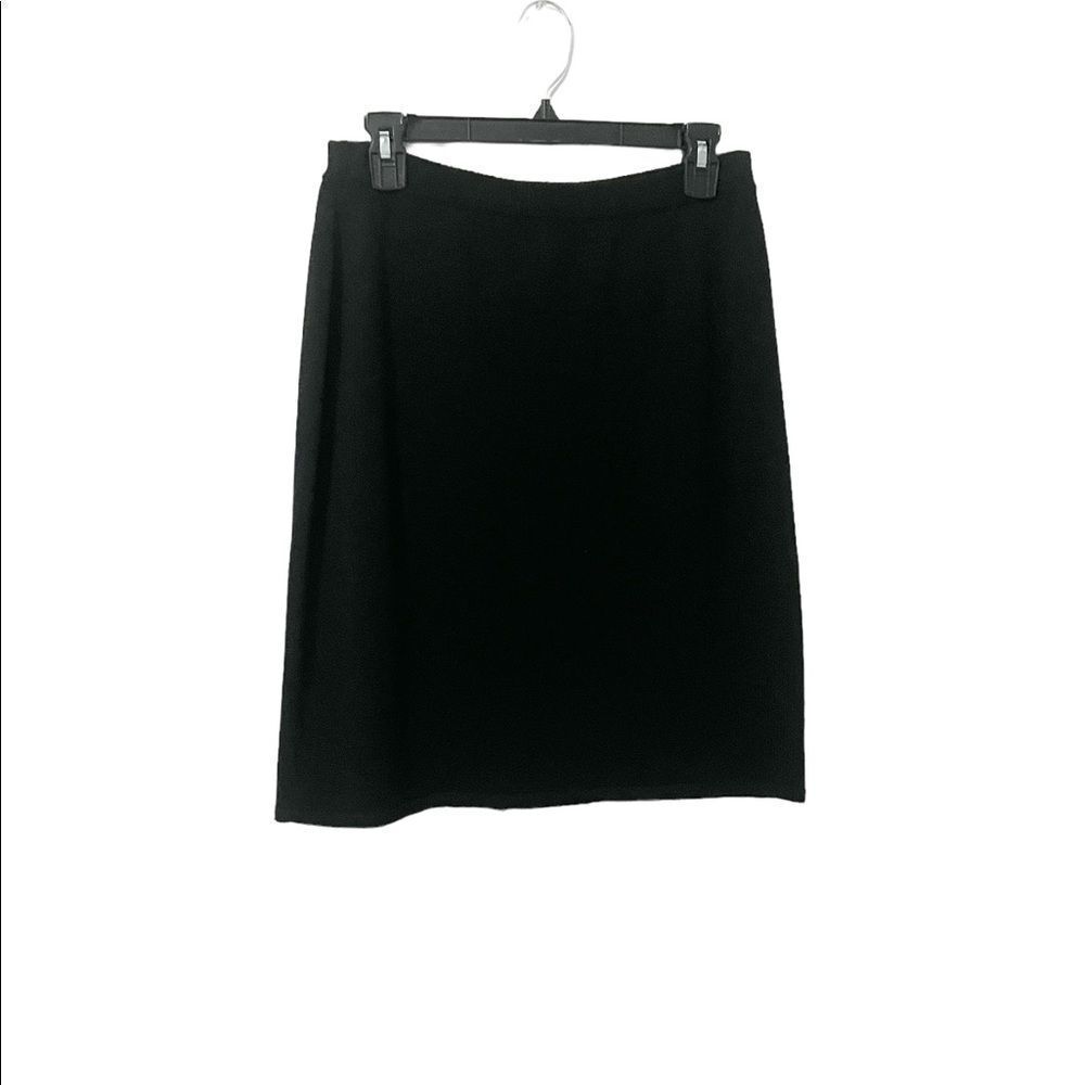 Vintage Antonella Preve Black Elastic Waist Knot Skirt Size M